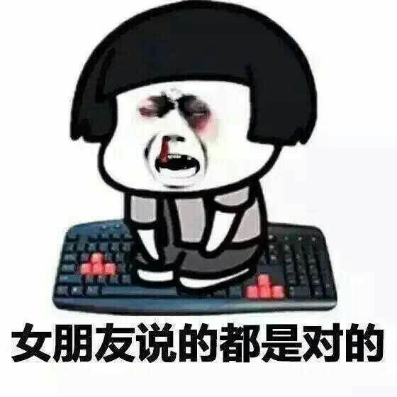 女朋友说的都是对的表情包图片高清无水印 v1.